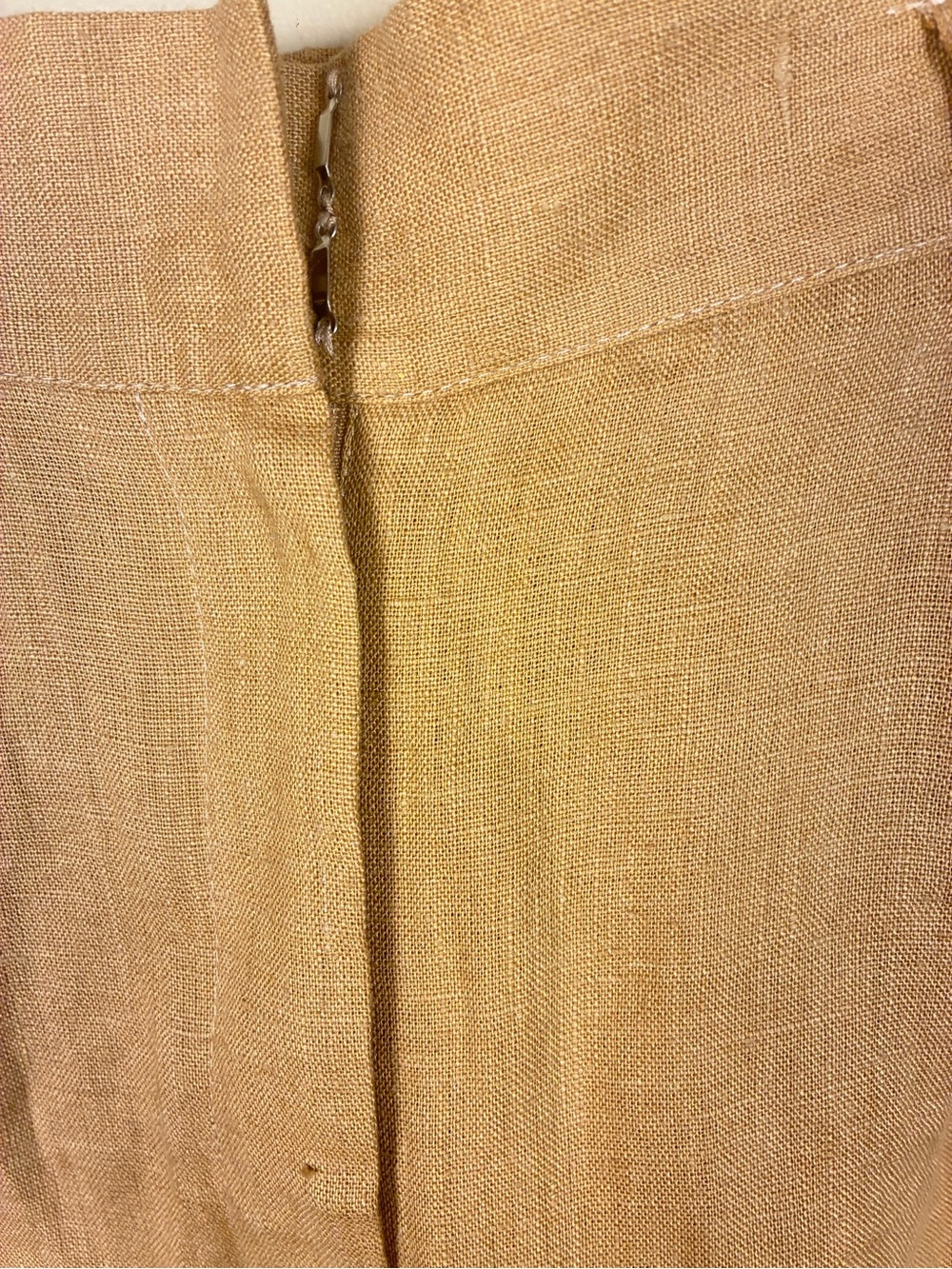 Linen Handmade Studio Lithuania Pleated High Waisted Pants - Picture 3 of 11